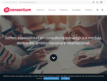 Tablet Screenshot of idconsortium.es